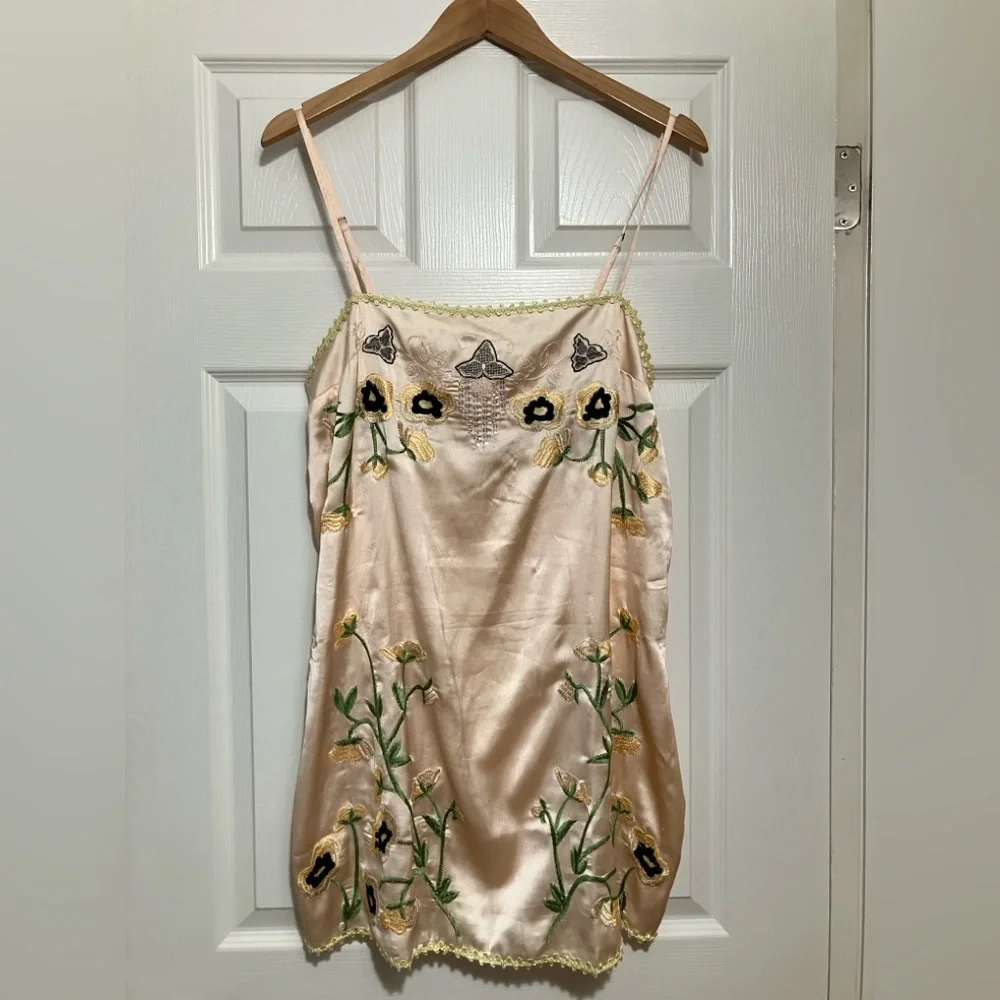 Free People Intimately *Bali Garden* Party Slip. NWOT. Medium - Picture 7 of 16